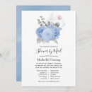 Search for baby blue bridal shower invitations Vintage