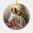 Search for brittany spaniel christmas tree decorations Animal