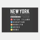 Search for new york wrapping paper Manhattan