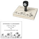 Search for daisy rubber stamps Return address