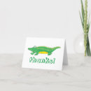 Search for alligator thank you cards Green