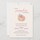 Search for pink pumpkin baby shower invitations Gender neutral
