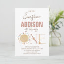 Search for bohemian 1st birthday invitations Retro