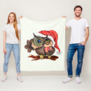 Search for christmas owl blankets Bird