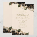 Search for ivory and gold wedding invitations Flowers