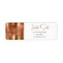Search for copper return address labels Trendy