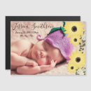 Search for sunflower birth announcement cards Floral