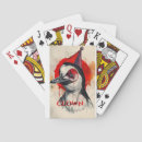 Search for penguins playing cards Red