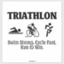 Search for cycling race stickers Triathlon