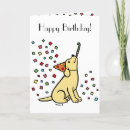 Search for yellow labrador birthday cards Retriever