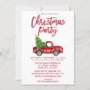 Search for red vintage truck invitations Rustic