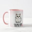 Search for cute white cat mugs Quote