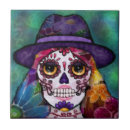 Search for sugar skull tiles Colorful
