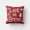 Search for let it snow cushions Merry