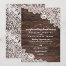 Search for rustic wood engagement party invitations Lace