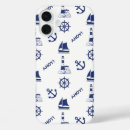 Search for navy blue and white iphone cases Anchor