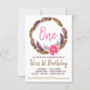 Search for wreath birthday invitations Gold