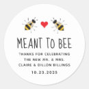 Search for honey jar wedding stickers Thank you