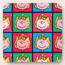 Search for pop coasters Charles schulz
