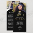 Search for graduation menus Elegant