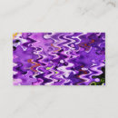 Search for purple flowers business cards Colourful