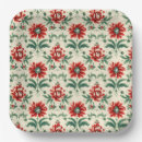 Search for elegant christmas paper plates Floral