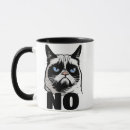 Search for mean cat mugs Funny