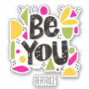Search for original design stickers Typography