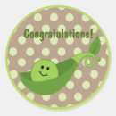 Search for green peas stickers Gender neutral