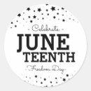 Search for juneteenth stickers Black independence day