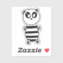 Search for panda illustration stickers Adorable