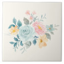 Search for pink flower tiles Watercolor