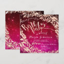 Search for red and gold birthday invitations Daughter