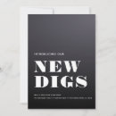 Search for elegant moving announcement cards Typography