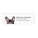Search for french return address labels Puppy