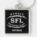 Search for american football key rings White