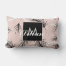 Search for pink palm tree cushions Leaf