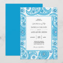 Search for diamond wedding invitations Blue