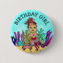 Search for mermaid badges Birthday party