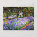 Search for french floral postcards Claude monet