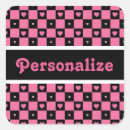 Search for pink and black stickers For kids