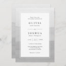 Search for grey ombre invitations Simple minimalist