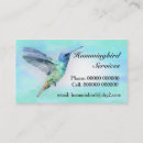 Search for hummingbird business cards Stylish