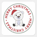 Search for polar animal stickers Christmas animals