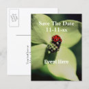 Search for ladybug save the dates Flower