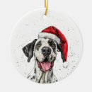 Search for great dane christmas tree decorations Santa