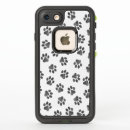 Search for puppy paw iphone cases Black and white
