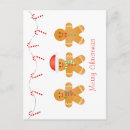 Search for gingerbread men postcards Candy canes