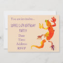 Search for girl reptile birthday invitations Lizard
