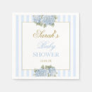 Search for blue hydrangea napkins Baby shower